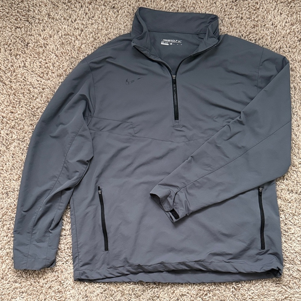Nike Men's Golf Charcoal Windbreaker Jacket